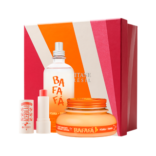 Presente Bafaf&aacute;: Frapp&eacute; Hidratante, Mist Perfumado e Hidratante Labial Acerola